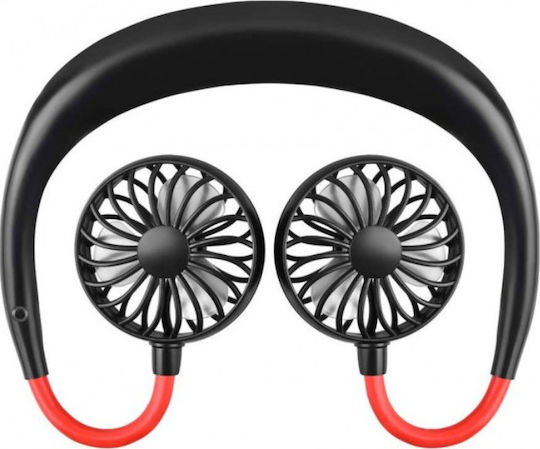 USB Rechargeable Neck Fan 500mAh 60W Black 9078 4165320013 4977