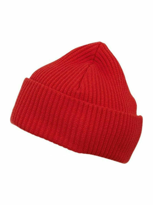 Kappa Hoppa Beanie Männer Beanie mit Rippstrick in Rot Farbe