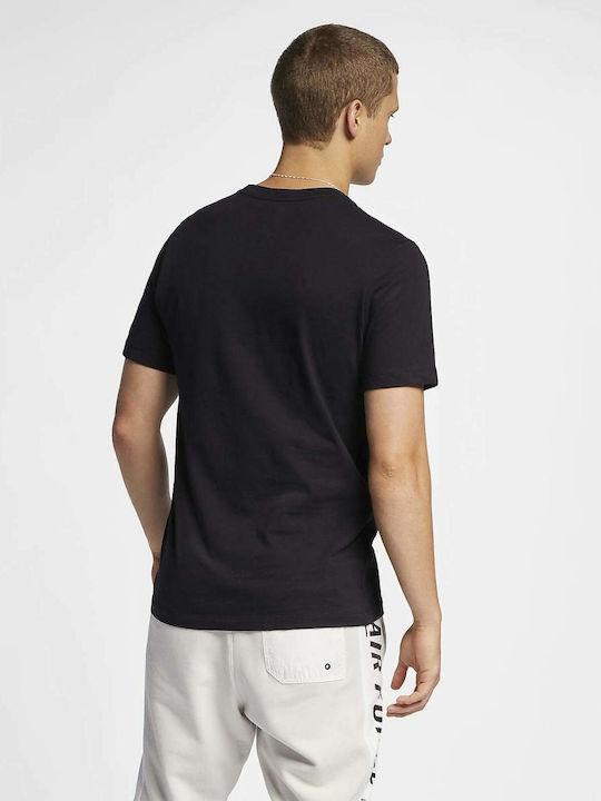 Nike Icon Futura Herren Sport T-Shirt Kurzarm Schwarz