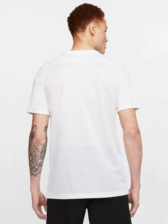 Nike Park VII Ανδρικό Αθλητικό T-shirt Κοντομάνικο Dri-Fit Λευκό