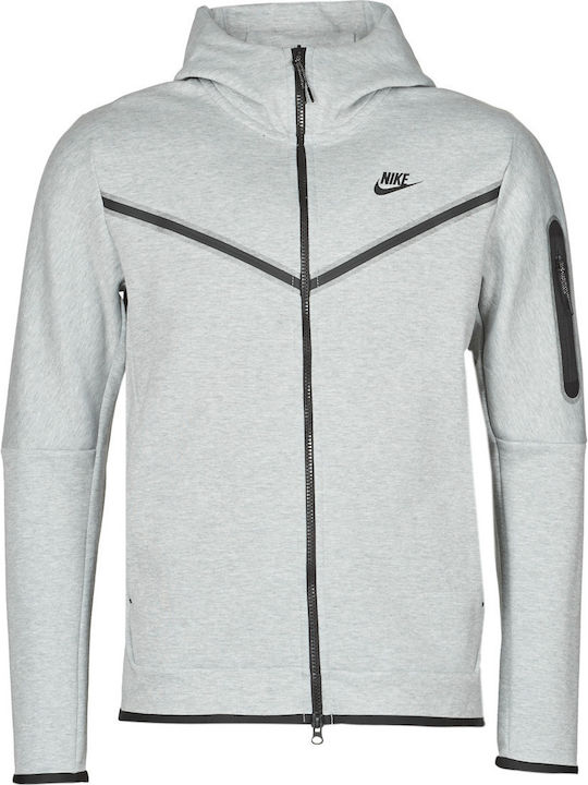 Sportswear Tech Fleece Яке с Качулка Сив Меланж
