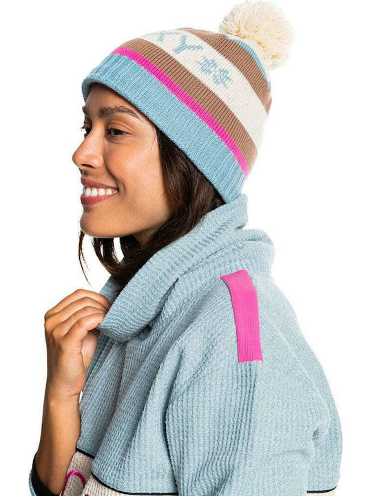 Maeley Γυναικείος Pom Pom Beanie Σκούφος σε Μπεζ χρώμα
