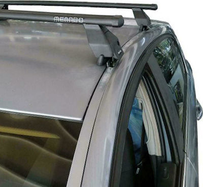 Menabo 112cm. (with Roof Rack Legs) Black