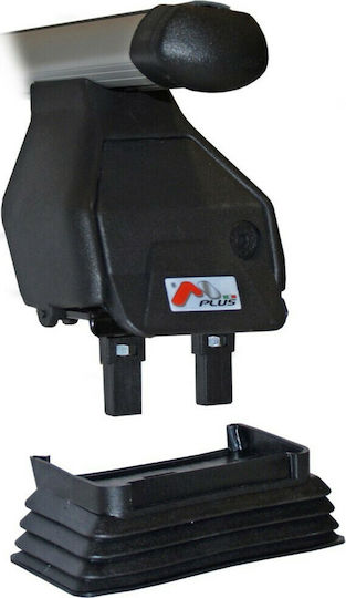 Menabo 130cm. for Cars with Factory Bars (with Roof Rack Legs) Silver