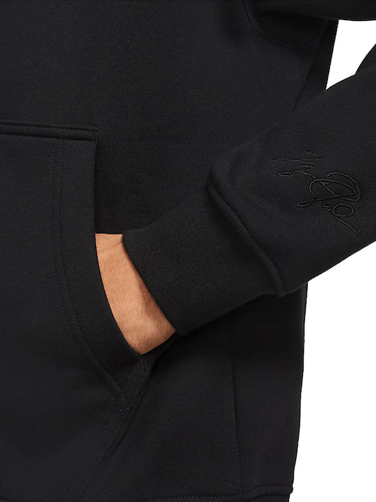 Essentials Men's Sweatshirt Jacket with Hood and Pockets Carbon Heather