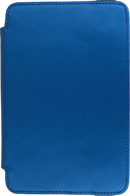 Klappdeckel Synthetisches Leder Blau (Universal 7")