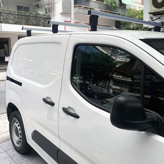 Menabo Roof Bars Aluminum (with Roof Rack Legs)