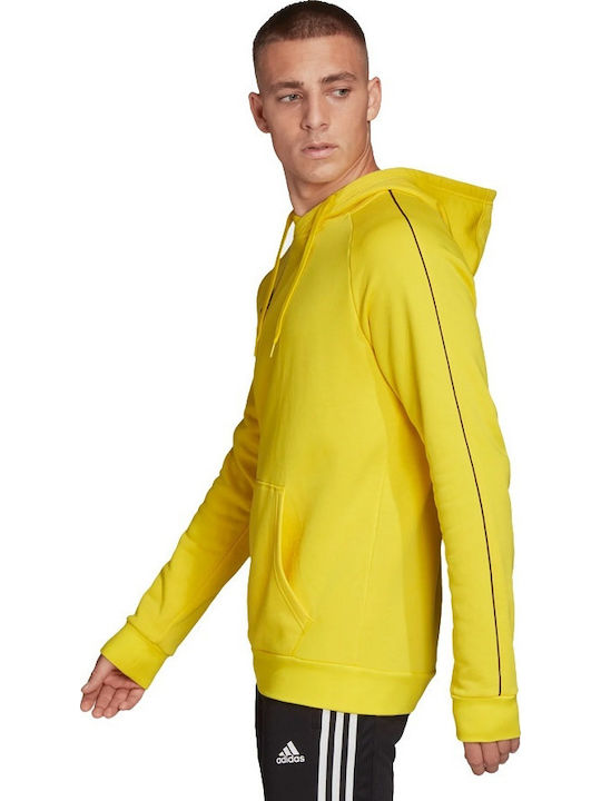 Core 18 Sweatshirt Fleece mit Kapuze Gelb