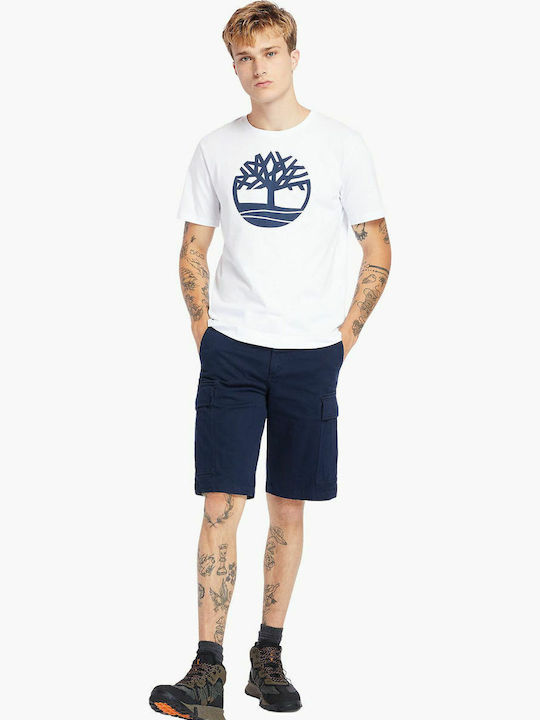 K-R Brand Tree T-shirt Λευκό