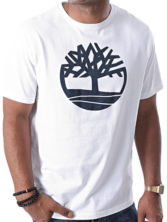 K-R Brand Tree T-shirt Λευκό