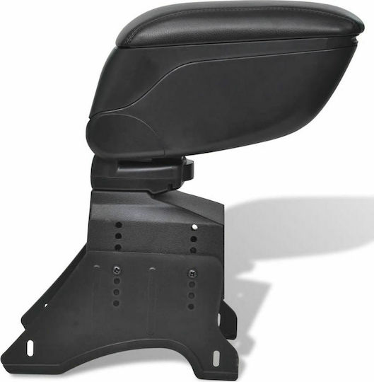 vidaXL Car Leather Armrest Universal Black