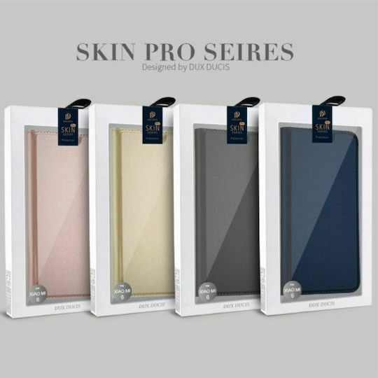 Dux Ducis Skin Pro Book Synthetic Leather Black (Poco X3 NFC / X3 Pro)