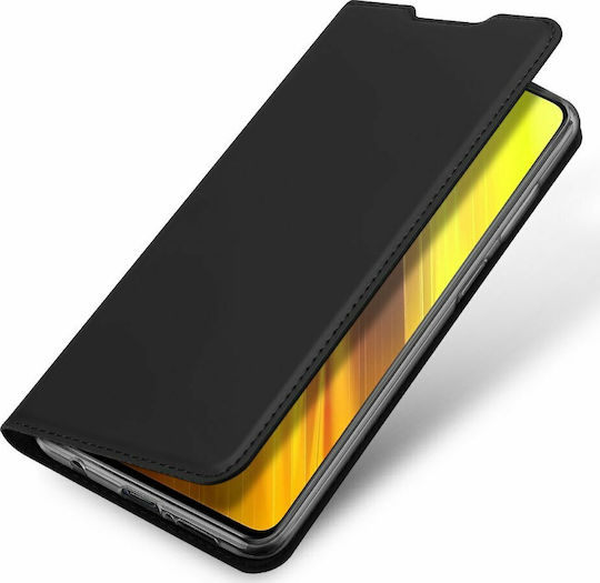 Dux Ducis Skin Pro Book Synthetic Leather Black (Poco X3 NFC / X3 Pro)