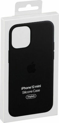 Apple Silicone Case with MagSafe Silicone Back Cover Durable Black (iPhone 12 mini)