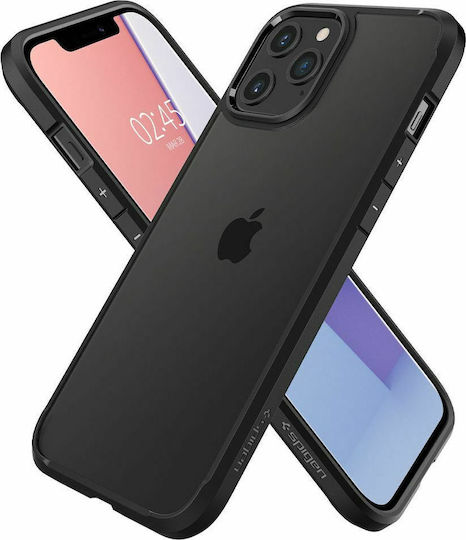 Spigen Ultra Hybrid Back Cover Plastic 2mm Black (iPhone 12 / 12 Pro)