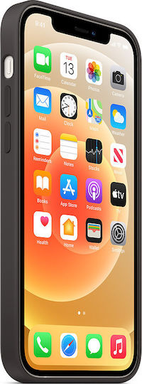Apple Back Cover Silicone Black (iPhone 12 Pro Max)