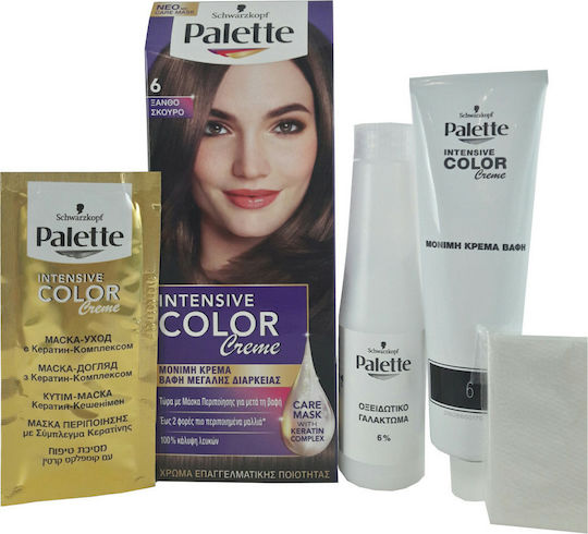 Palette Intensive Color Creme Боя за Коса 6 Тъмно Рус 50ml