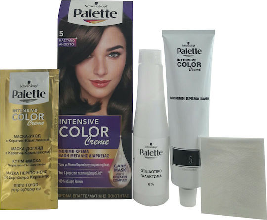 Palette Intensive Color Creme Боя За Коса 5 Светло Кестеняво 50ml