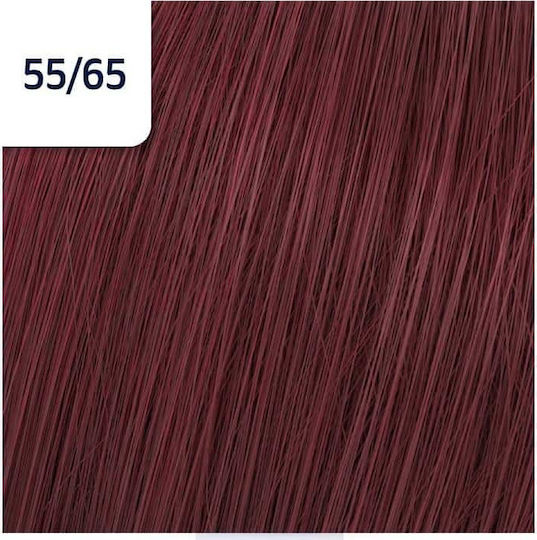 Wella Koleston Perfect Me+ Vibrant Reds Βαφή Μαλλιών 55/65 Εντονο Καστανό Ανοιχτό Βιολέ Μαονί 60ml