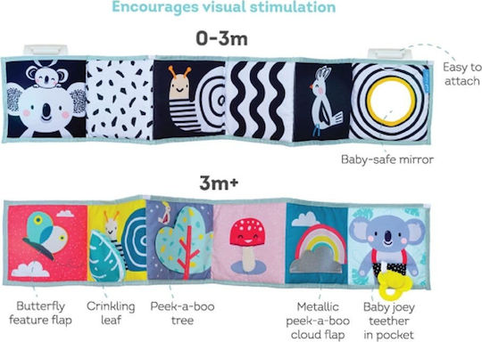 Taf Toys Activity Book Soft Book made of Fabric for 0++ Months