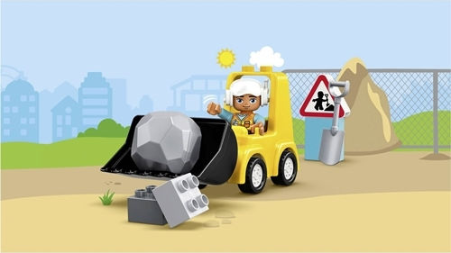 LEGO Duplo Bulldozer pentru 2+ Ani