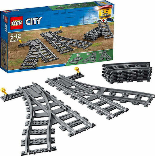LEGO City Switch Tracks pentru 5-12 ani Ani 20buc