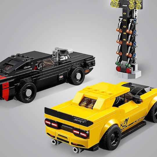 LEGO Speed Champions 2018 Dodge Challenger SRT Demon und 1970 Dodge Cha für 7+ Jahre
