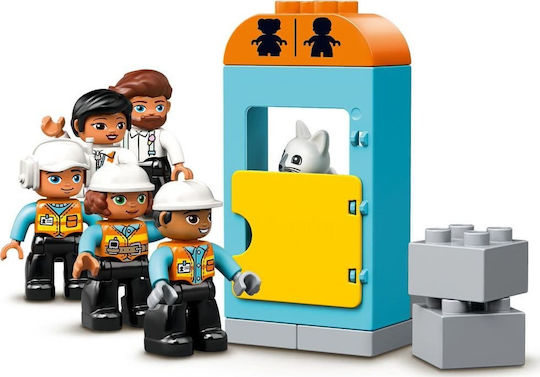 LEGO Duplo Кула Кран и Конструкция за 2+ Години 105 Бройки