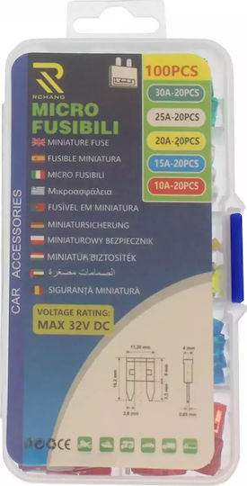 Carsun Car Fuse Set Blades 100pcs