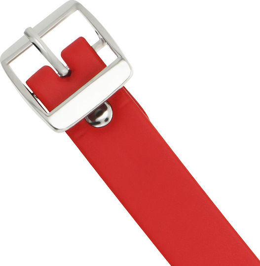 Coquette Hand Crafted Choker Fetish Halsband mit Ring Red