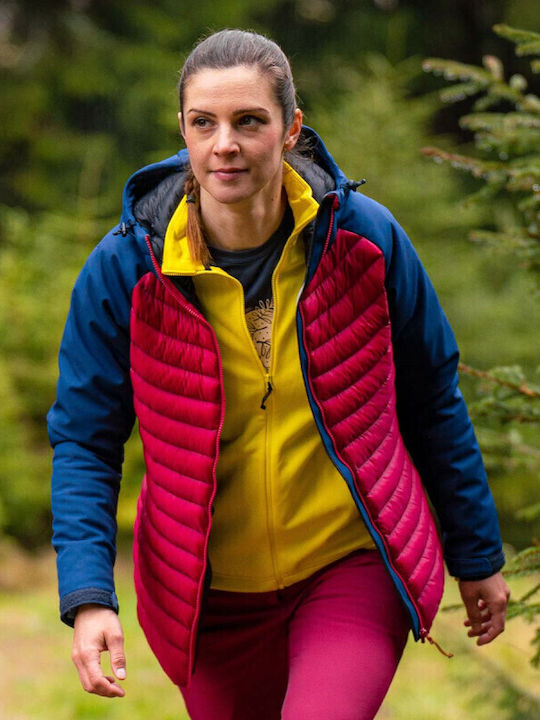 Julianne Softshell Γυναικείο Μπουφάν Cherry/Blue