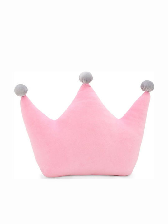 Orange Toys Kids Throw Pillow Crown 35x12cm Pink