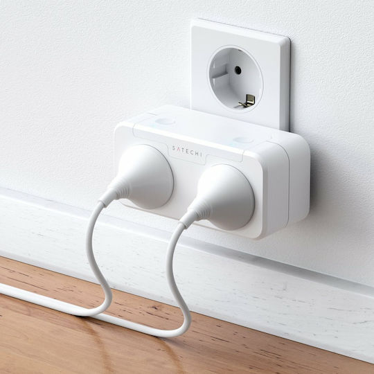 Satechi Smart Ταφ 2 Θέσεων με Διακόπτη