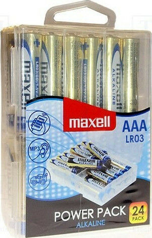 Maxell Αλκαλικές Μπαταρίες AAA 1.5V 24τμχ