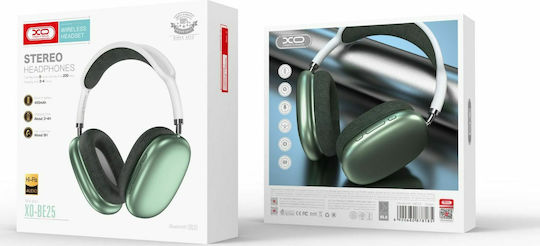 XO BE25 Bluetooth Wireless Over Ear Headphones with 8 hours of Operation Green
