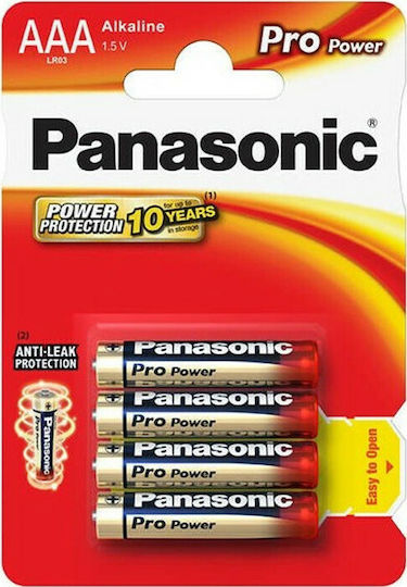 Panasonic Pro Power Алкални Батерии AAA 1.5V 4бр