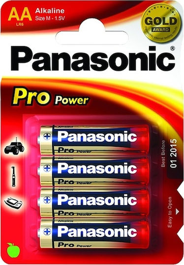 Panasonic Pro Power Алкални Батерии AA 1.5V 4бр
