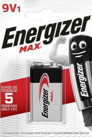 Energizer Power Αλκαλική Μπαταρία 9V 1τμχ