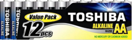 Toshiba High Power Αλκαλικές Μπαταρίες AAA 1.5V 12τμχ