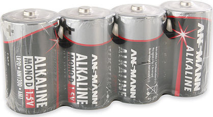 Ansmann Алкални Батерии D 1.5V 4бр