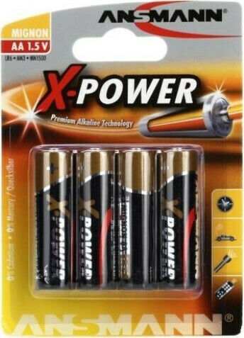 Ansmann Αλκαλικές Μπαταρίες AA 1.5V 4τμχ