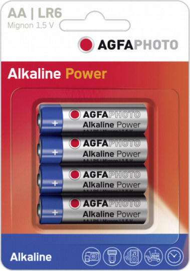 AgfaPhoto Alkaline Batterien AA 1.5V 4Stück