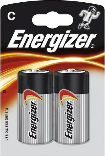 Energizer Power Alkaline Batteries C 1.5V 2pcs LR14CB2E