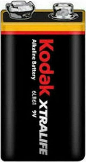 Kodak Xtralife Αλκαλική Μπαταρία 9V 1τμχ