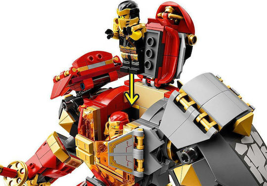 LEGO Ninjago Feuerstein Mech Für 9+ Jahre 968Stücke