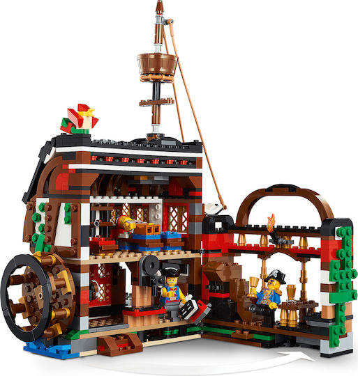 LEGO Creator 3-in-1 Pirate Ship for Ages 9+ 1264 Pieces