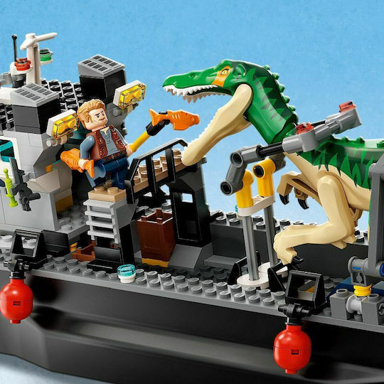 LEGO Jurassic World Baryonyx Dinosaur Boat Escape For Age 8+