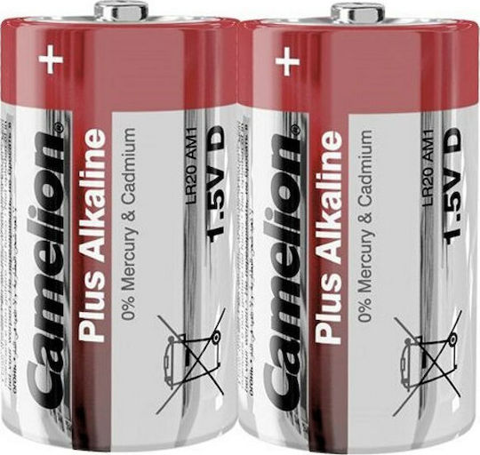 Camelion Plus Alkaline Batterien D 1.5V 2Stück