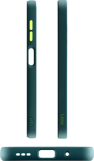 Lime Hardshell Camera Guard Back Cover Πλαστικό / Σιλικόνης Dark Green with Yellow Keys (Poco M3 Pro)