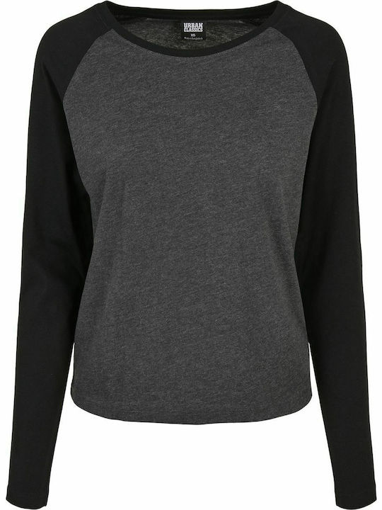 Women's Cotton Long Sleeve Grey Blouse